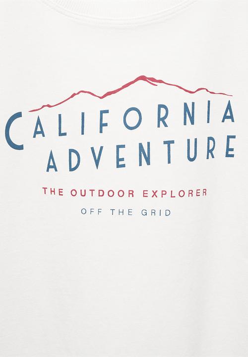 MANGO - T-shirt adventure - natural