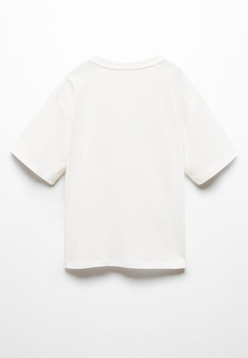 MANGO - T-shirt adventure - natural