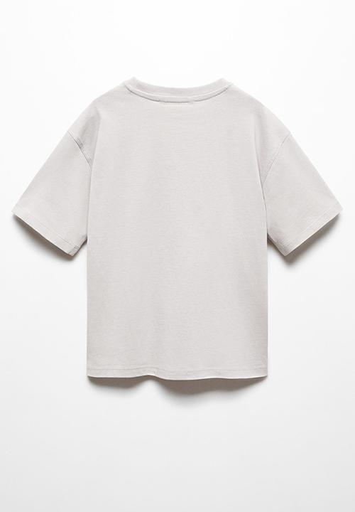 MANGO - T-shirt alli - white pearl