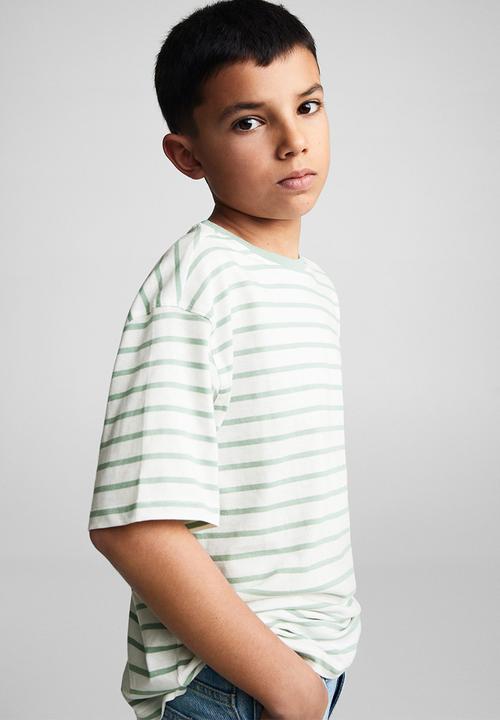 MANGO - T-shirt vacay - khaki