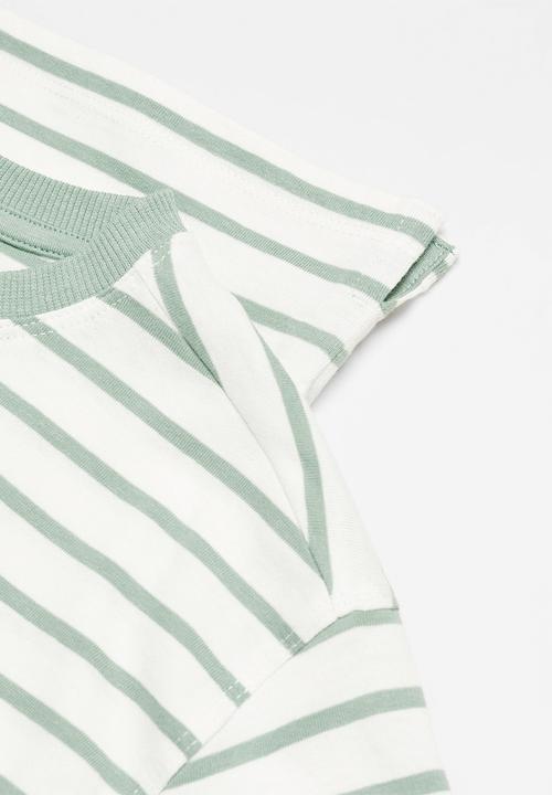 MANGO - T-shirt vacay - khaki