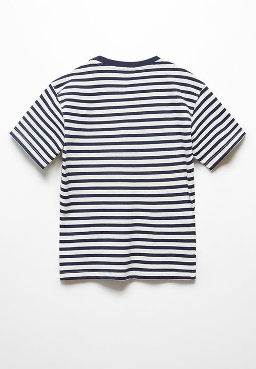 MANGO - T-shirt vacay - navy