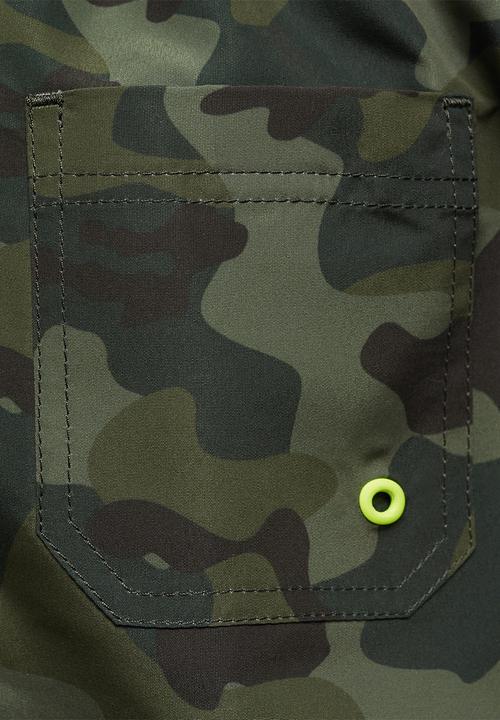 MANGO - Swimming trunks militar - dark green