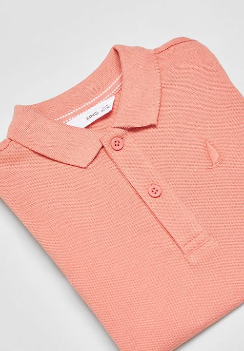 MANGO - Polo shirt javi6 - pastel pink