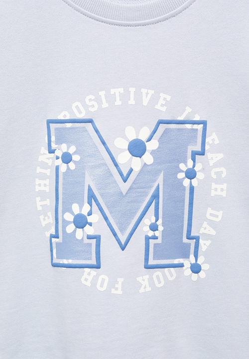 MANGO - Sweatshirt emme - sky-blue