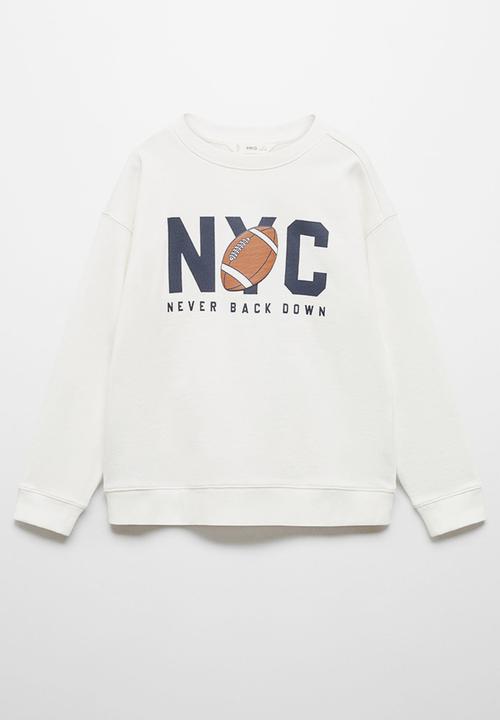 MANGO - Sweatshirt nyc - neutral