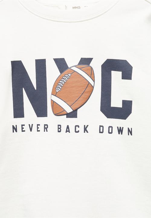 MANGO - Sweatshirt nyc - neutral