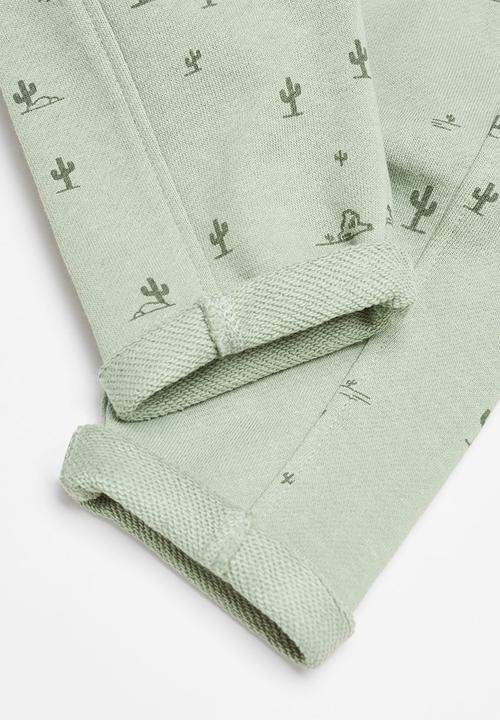MANGO - Trousers cactusp - green