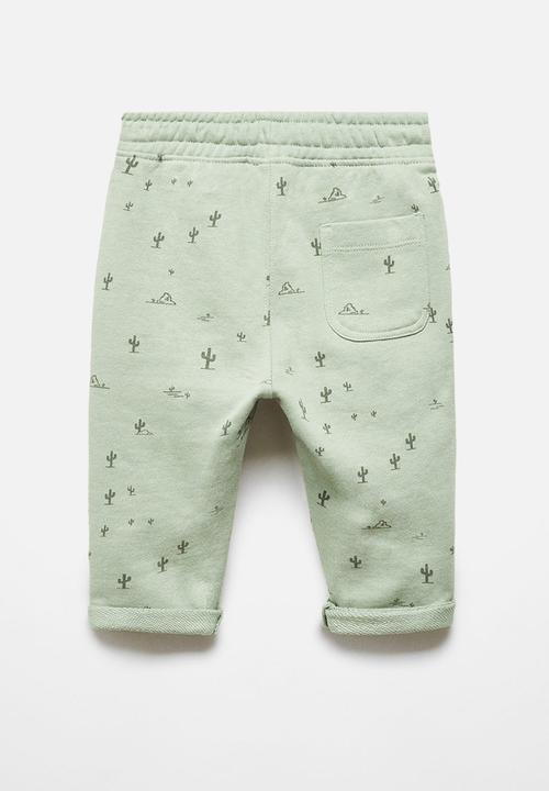 MANGO - Trousers cactusp - green