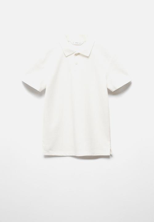 MANGO - Polo shirt otopo - natural