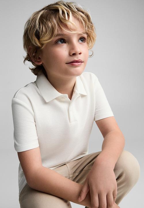 MANGO - Polo shirt otopo - natural