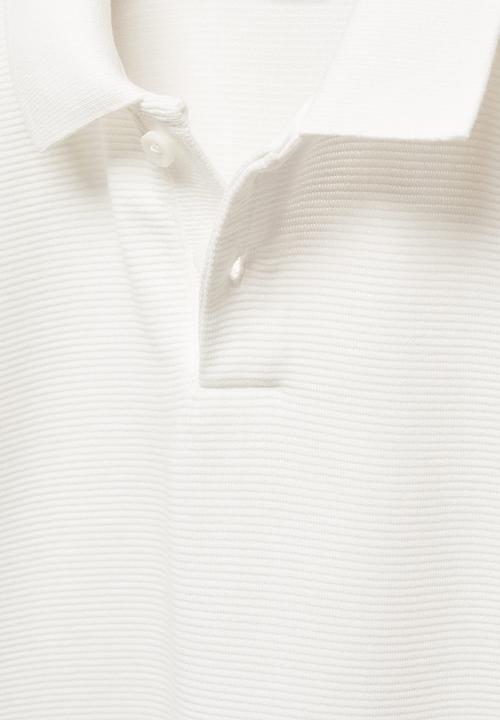 MANGO - Polo shirt otopo - natural