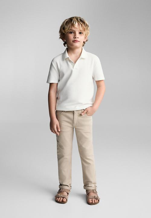 MANGO - Polo shirt otopo - natural