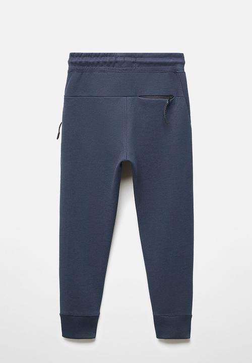 MANGO - Trousers zipper - navy