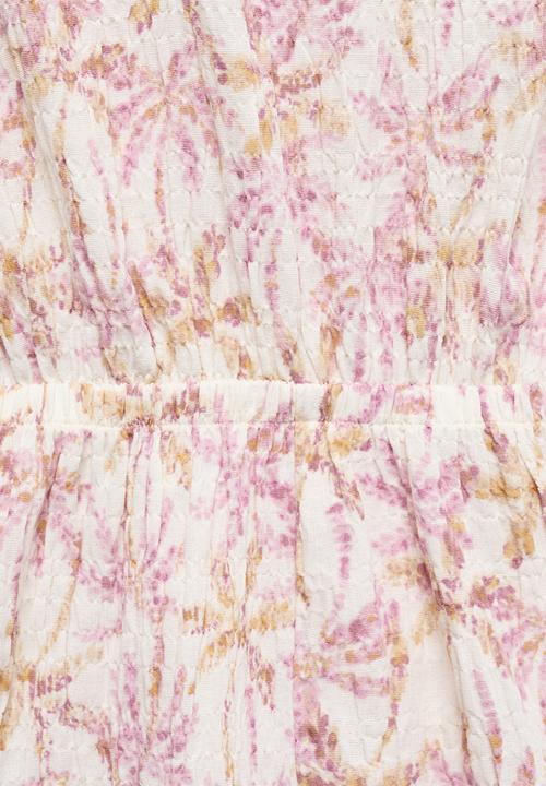MANGO - Playsuit palm - mauve