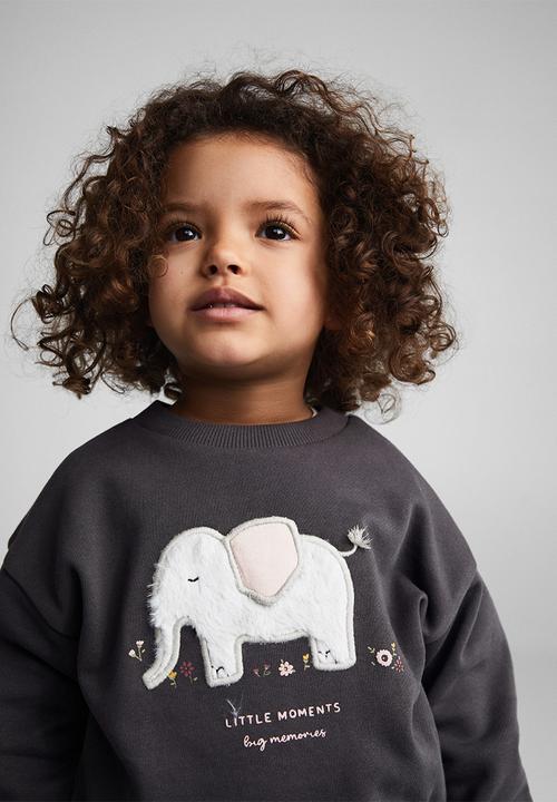 MANGO - Sweatshirt dumbi - charcoal