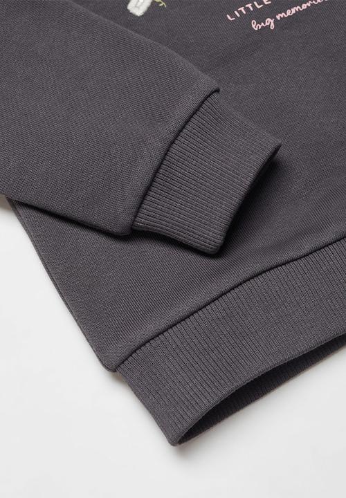 MANGO - Sweatshirt dumbi - charcoal