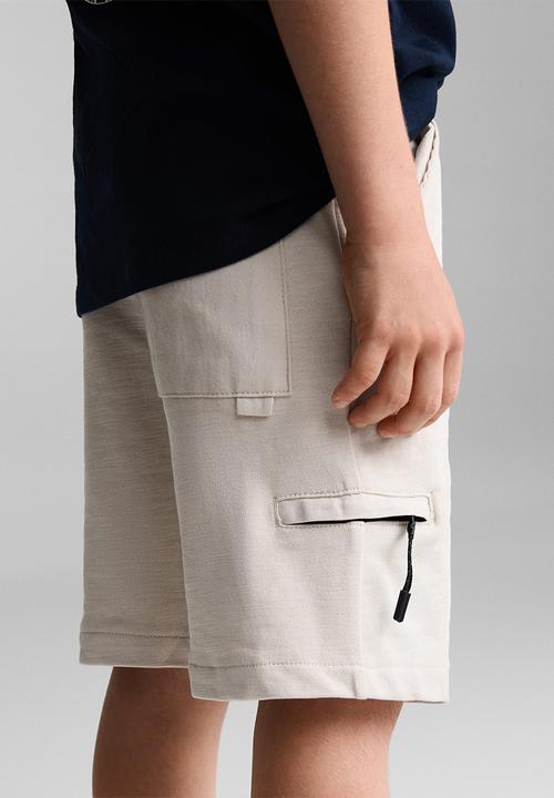 MANGO - Bermuda shorts day - ice-white