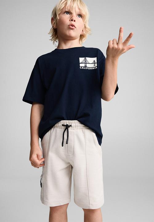 MANGO - Bermuda shorts day - ice-white