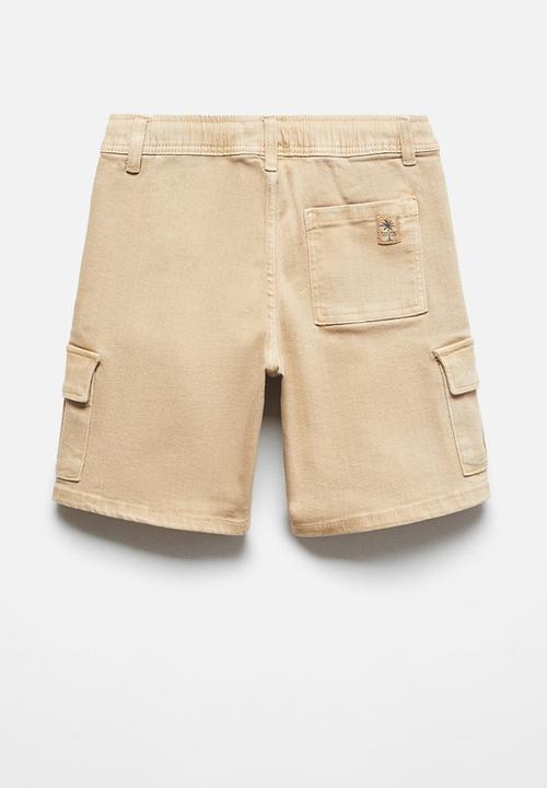 MANGO - Bermuda shorts comporta - beige