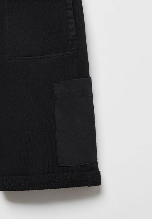 MANGO - Bermuda shorts mahon - black