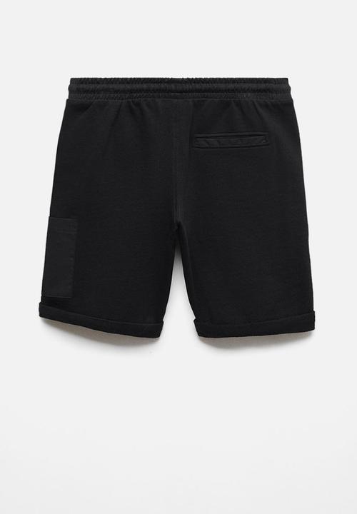 MANGO - Bermuda shorts mahon - black