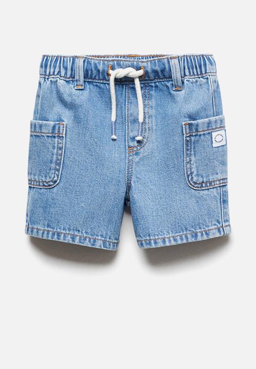MANGO - Bermuda shorts leo - denim