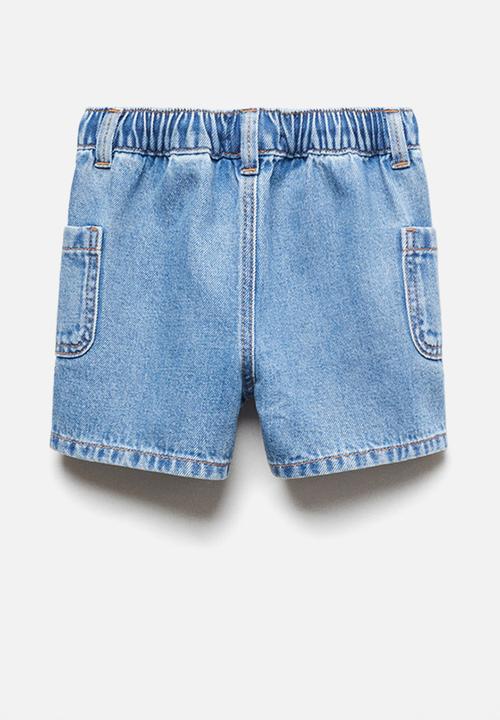MANGO - Bermuda shorts leo - denim