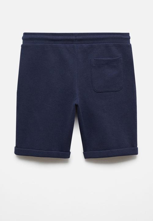 MANGO - Bermuda shorts soller - navy