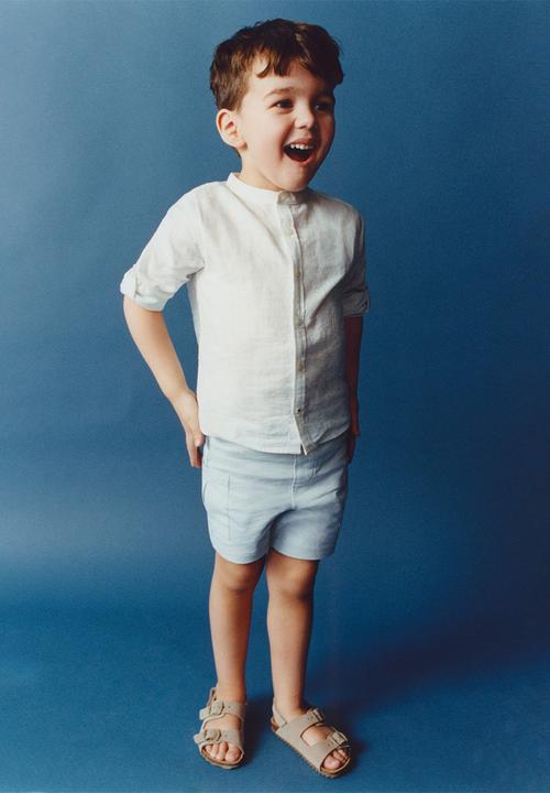 MANGO - Bermuda shorts pocket - sky-blue