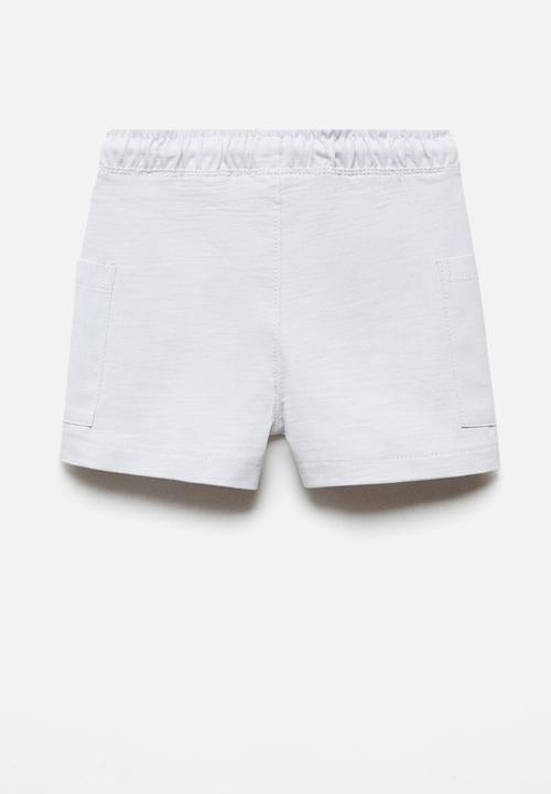 MANGO - Bermuda shorts pocket - sky-blue