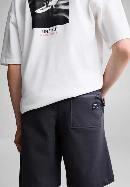 MANGO - Bermuda shorts nyl - navy