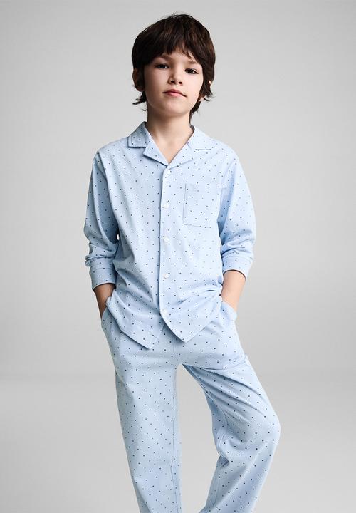MANGO - Pijama pack pcorbat - sky-blue