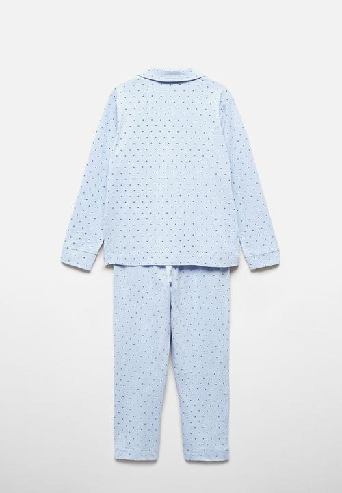 MANGO - Pijama pack pcorbat - sky-blue