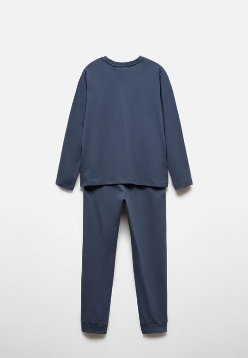 MANGO - Pijama pack gotham - navy blue