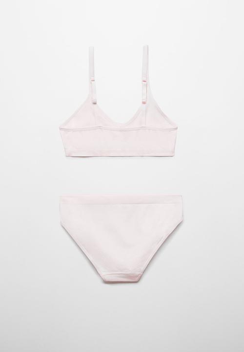 MANGO - Underwear set sky - pink