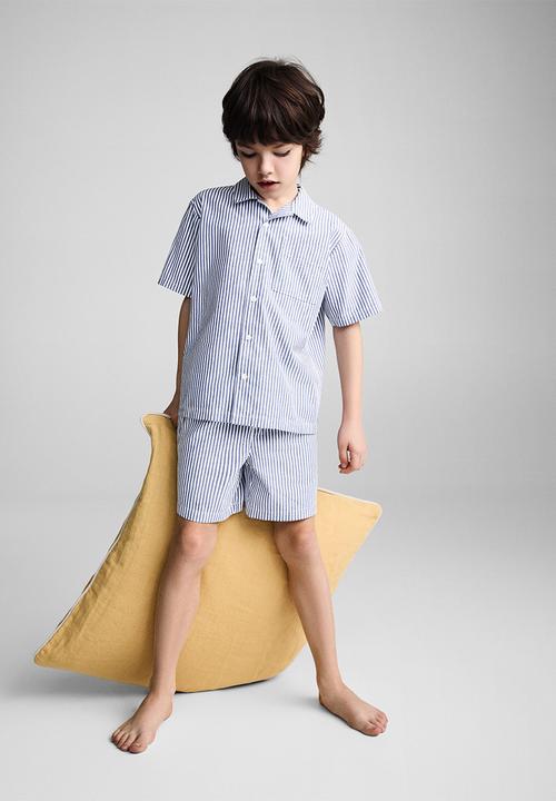 MANGO - Pijama pack morning - navy