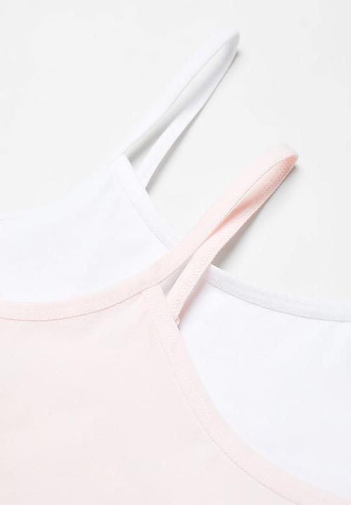 MANGO - Bra marina - pink & white
