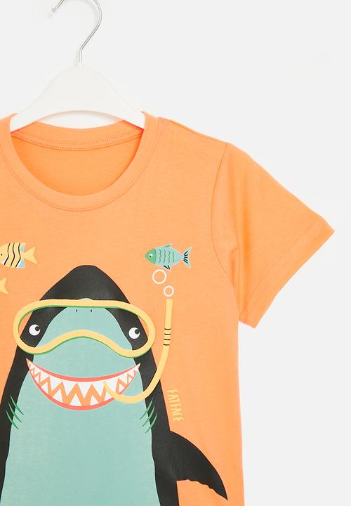 Pop Candy - Printed tee - orange