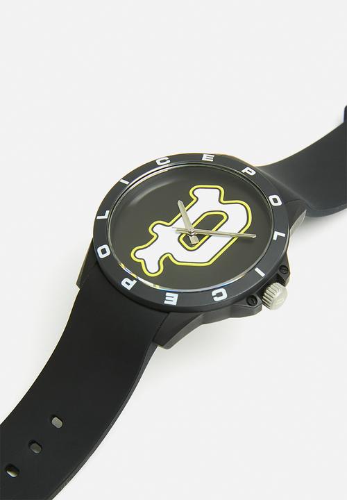 Police - Police sketch watch - black
