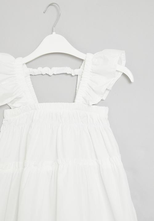 Pop Candy - Tiered dress - white