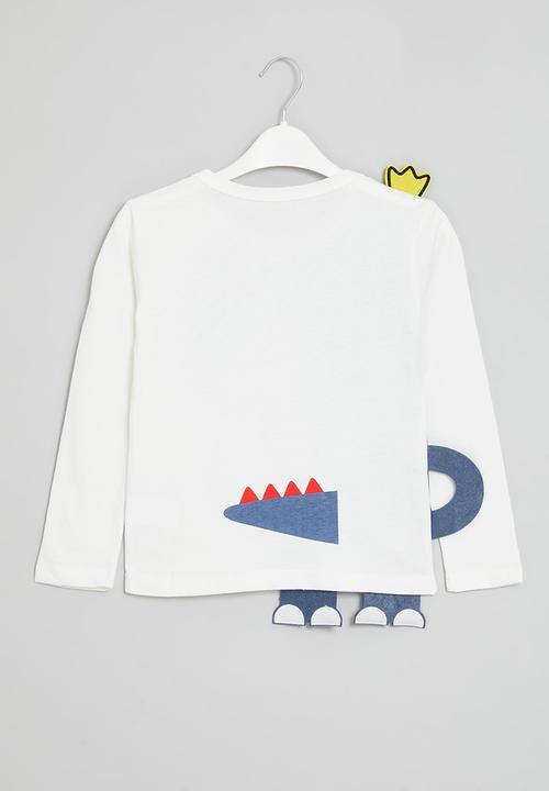 Pop Candy - Dino tee - white