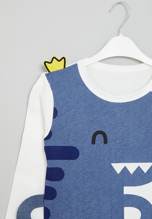Pop Candy - Dino tee - white