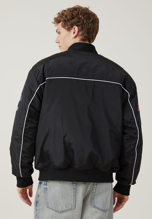 Cotton On - Racer bomber jacket - black