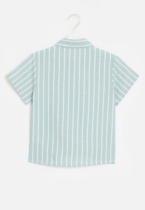 Pop Candy - Striped shirt - grey