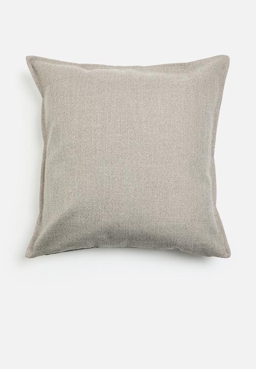 Hertex Fabrics - Tartan cushion cover - taupe