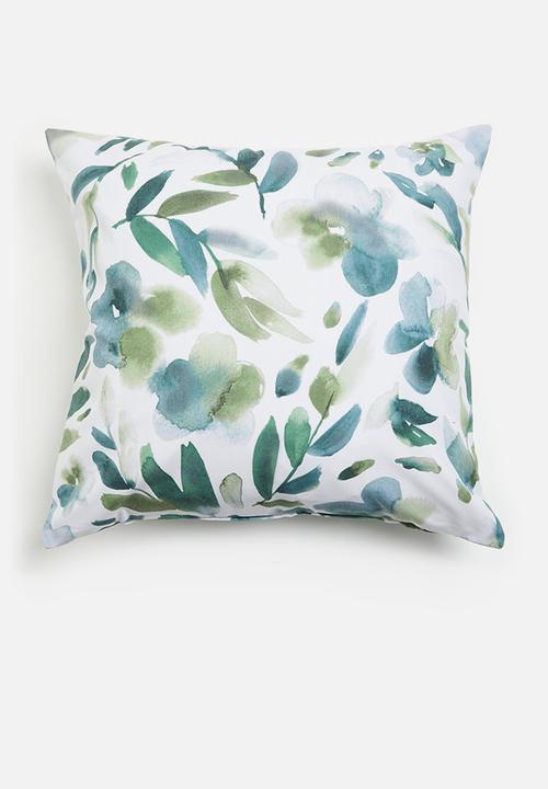 Sixth Floor - Dilo printed cushion cover - Blue