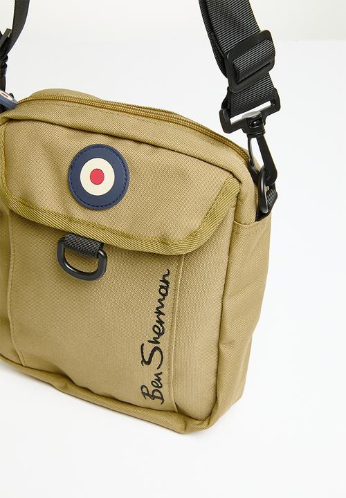 Ben Sherman - Cross Body Canvas Bag - Sand Khaki