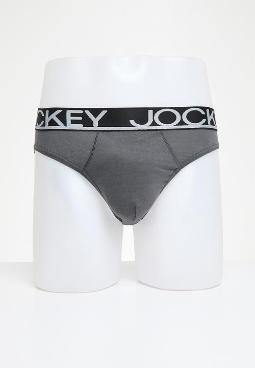 Jockey - 3 pack graded elastic piped brief classic - multi 