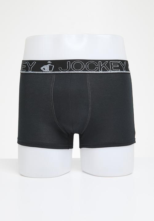 Jockey - 2 pack exclusiv pouch  trunk - obsidian/black